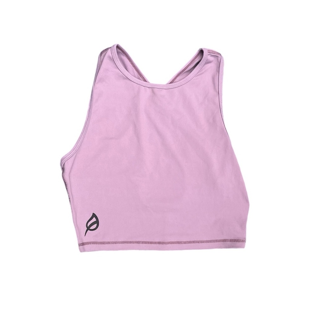 P'tula Lavender Purple Sports Bra Criss Cross Back Size Small